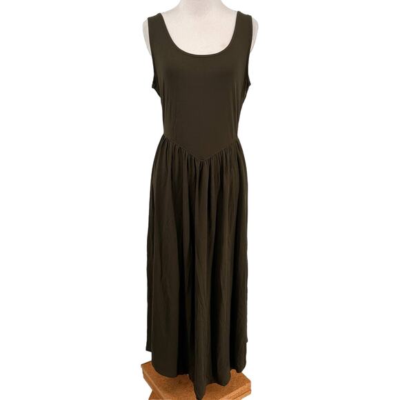 West K Green Scoop Neck Tank Dress New with tags Size Small - Picture 1 of 9